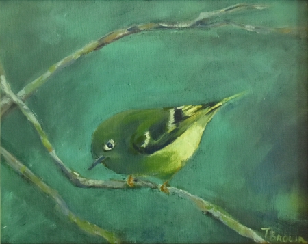 Ruby-crowned Kinglet by artist Tammy Brown